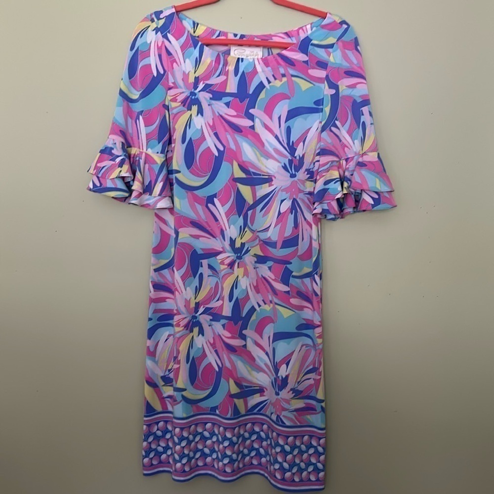 Pappagallo Pastel Multi Colored Dress